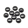 Synthetic Black Stone Cabochons G-R416-6mm-46-1-1