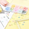 400Pcs 10 Colors Transparent Acrylic Beads OACR-FS0004-08-10