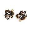 304 Stainless Steel Enamel Pendants STAS-Z140-02G-02-2