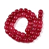 Dyed Natural White Jade Beads Strands G-T138-S14-2