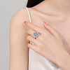 Rotatable Open Cuff Rings for Women LS-RJEW-S402-07P-3