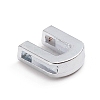Alloy Slide Charms ALRI-WH0005-09U-P-2