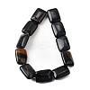 Dyed Natural Blue Tiger Eye Beads Strands G-S386-A07-3