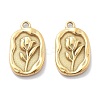 PVD Vacuum Plating 304 Stainless Steel Pendants STAS-R130-55G-1