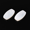 Natural White Shell Cabochons BSHE-T014-18-2