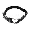 Imitation Leather Heart Alloy Leg Chain WGF1871-07-1