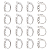16Pcs 304 Stainless Steel Leverback Earring Findings STAS-UN0041-59-4