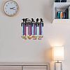 Fashion Iron Medal Hanger Holder Display Wall Rack ODIS-WH0021-119-7