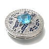 Rack Plating Brass Micro Pave Cubic Zirconia Links KK-H485-36P-2