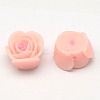Handmade Polymer Clay 3D Flower Rose Beads X-CLAY-Q201-M01-2