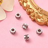 201 Stainless Steel Polymer Clay Rhinestone Inlaid Beads RB-YW0001-11H-2