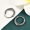 316 Surgical Stainless Steel Hoop Earrings EJEW-G416-29AS-3