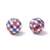Independence Day Themes Wood European Beads LS-WOOD-I014-01B-1