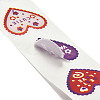 Valentine's Day Theme Heart Paper Picture Stickers LS-STIC-Q015-02A-2