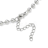 Rack Plating Brass Italian Horn Cornicello Bib Necklacess NJEW-P317-06P-3