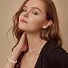 40Pcs 2 Colors Rack Plating Alloy Linking Rings FIND-CA0004-53-6
