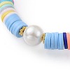 Handmade Polymer Clay Beads Bracelets BJEW-JB04641-M-3