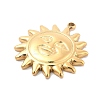 Ion Plating(IP) 304 Stainless Steel Pendants STAS-P379-34G-2
