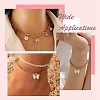 32Pcs 8 Colors Alloy Rhinestone Pendants FIND-CJ0005-13-7