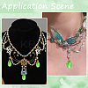 40Pcs Faceted Teardrop Glass Pendants GLAA-SP0001-11C-6