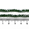 Electroplate Transparent Glass Beads Strands EGLA-A035-T3mm-A10-4