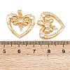 Brass Micro Pave Cubic Zirconia Pendants KK-I475-05G-02-3