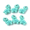6Pcs Food Grade Eco-Friendly Silicone Beads SIL-YW0002-11B-1