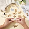 12Pcs Bowknot Alloy Decorative Buckles FIND-CP0003-69-3