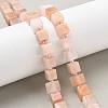 Natural Pink Aventurine Beads Strands G-D338-A04-01-1