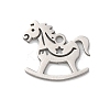 Anti-Tarnish 201 Stainless Steel Charms STAS-Q015-12P-1