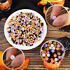 Halloween Theme 1500Pcs 5 Colors Opaque Acrylic Beads MACR-SP0001-01A-02-6