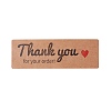 Rectangle Thank You Theme Paper Stickers X-DIY-B041-33C-4