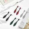 ANATTASOUL 4 Pairs 4 Colors Rhinestone Teardrop Dangle Stud Earrings EJEW-AN0004-73-7