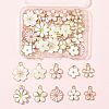 40Pcs 10 Styles Alloy Enamel Pendants ENAM-FS0004-04A-5