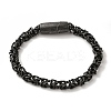 316 Surgical Stainless Steel Byzantine Chain Bracelets BJEW-Q349-14B-1