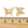 Hollow Brass Micro Pave Cubic Zirconia Pendants KK-H460-51G-3