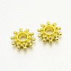 Alloy Spacer Beads X-TIBEB-LFH10384Y-G-FF-1