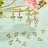 SOFPLATE 24Pcs Brass Screw On Clip-on Earring Findings KK-SP0001-20G-4