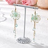Flower Dangle Earrings EJEW-TA00636-02-1