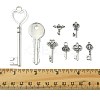 40Pcs 8 Styles Tibetan Style Alloy Pendants TIBEP-FS0001-44-5