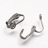 Tarnish Resistant 304 Stainless Steel Clip-on Earring Cabochon Setting Findings LS-STAS-F041-46-2