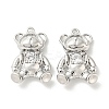 Brass Micro Pave Cubic Zirconia Pendants KK-Q809-18P-1