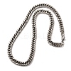8MM 304 Stainless Steel Cuban Link Chain Necklaces for Men NJEW-B134-03A-P-4