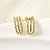Brass Triple C-Shaped Cuff Earrings EJEW-L261-018G-2
