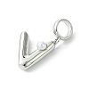 Rack Plating Brass with ABS Plastic Pearl European Dangle Charms KK-G501-02V-P-2