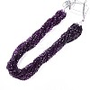 Baking Paint Transparent Glass Beads Strands LS-DGLA-A035-T6mm-A09-2