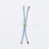 Nylon Twisted Cord Bracelet Making MAK-F018-09G-RS-2