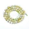 Natural Jade Beads Strands G-G844-01-8mm-2