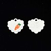 Spray Painted Alloy Pendants ENAM-S127-034-RS-3