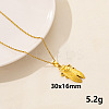Stainless Steel Insect Pendant Necklace Unisex Jewelry TG2584-6-1